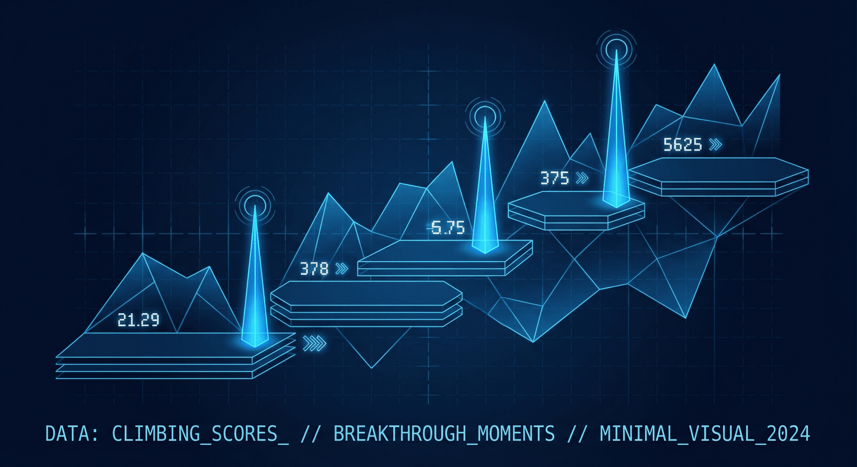 LSAT plateau visualization showing score progression